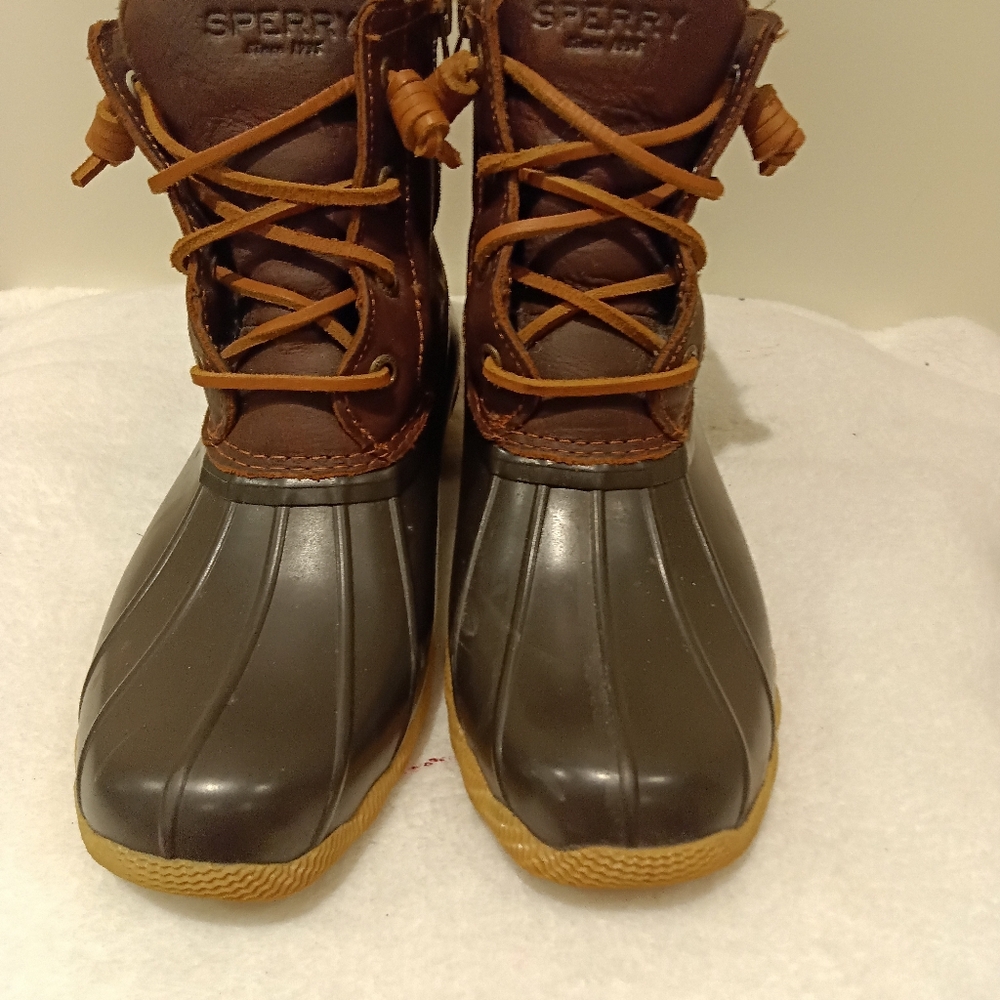 Sperry Brown and Tan Boots